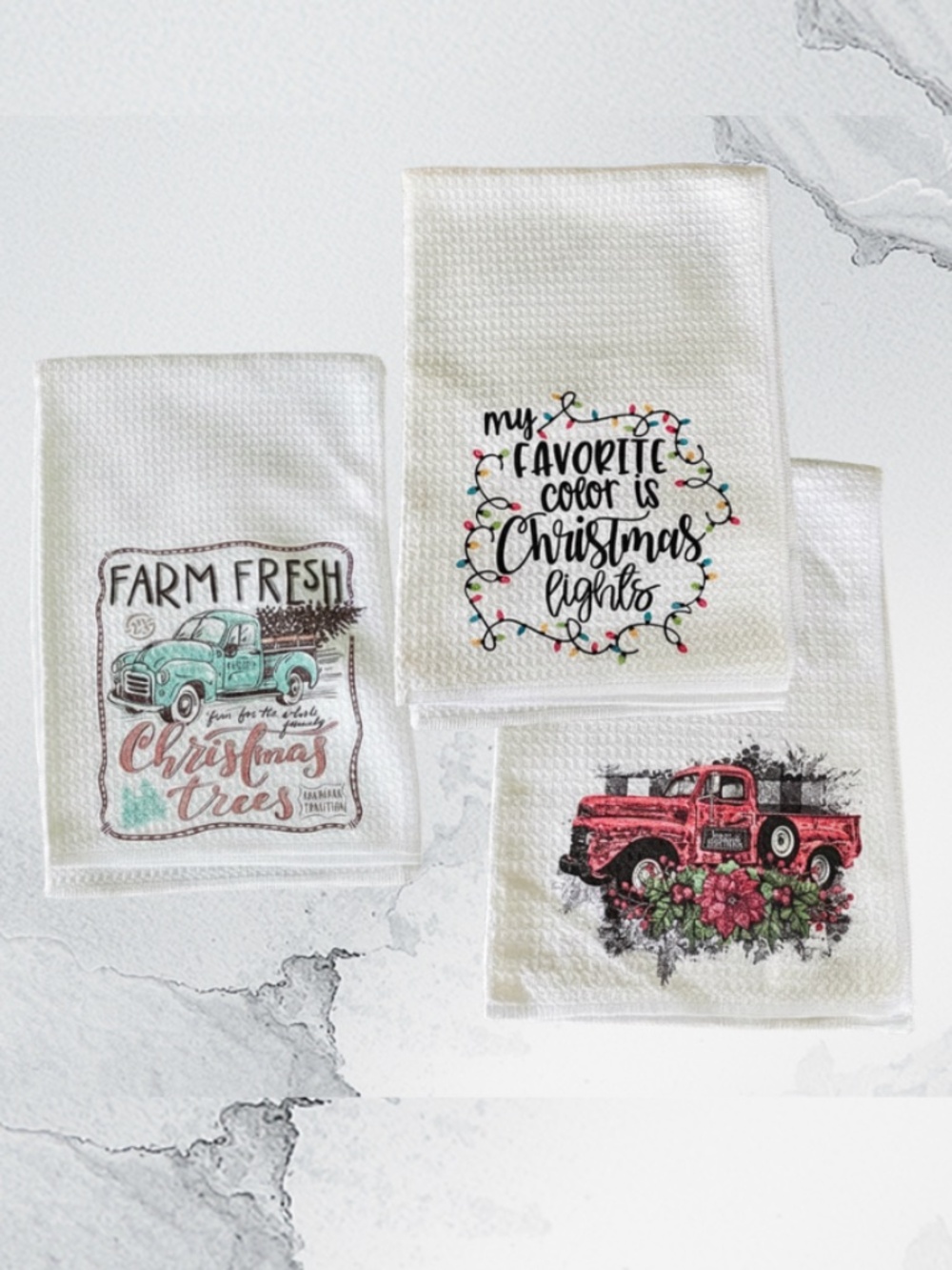 Set/3 Holiday Kitchen Towels